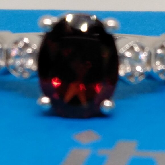 Red garnet ring - Picture 3 of 4